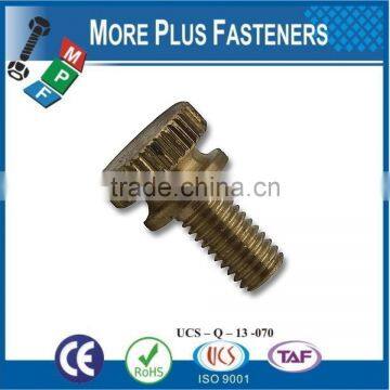 Made in Taiwan Gibraltar Stainless Steel Plain Finish Brass Thumb Screw photo-2