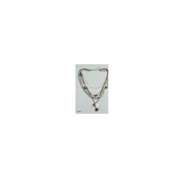 Women\'s Copper Alloy Fashion Accessories Jewelry Mixed Metal Necklace for Gift