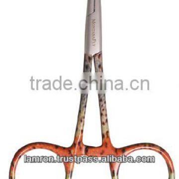 Trout skin fly fishing forceps/clamps/pliers with all printing Design and logo