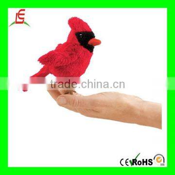 Lovely Bird Toys Mini Plush Finger Puppets Eagle Parrot photo-4