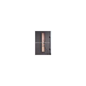 Brushed Stainless Shower Panel - S031(Rose Red color)