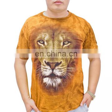 Men t-shirts with 3d animal print,animal printed 3d t-shirt,3d printing t shirt