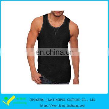 Cheapest High Qualtiy Black Color 100 Cotton Men Tank Top