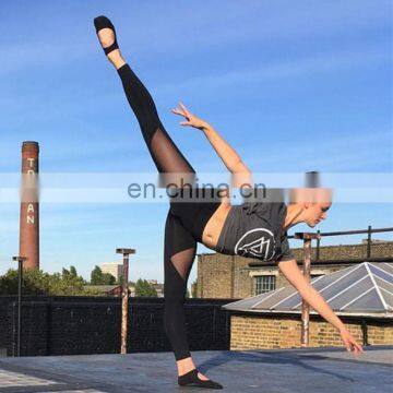 Custom Yoga Pants Leggings Sports Yoga Workout Jogger Pants Women Sports Mesh Leggings photo-5