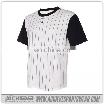 Sample print custom cotton satin baseball shirt