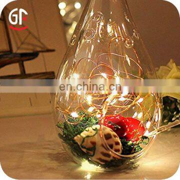 Home Decor Battery Operated Flashing 4.5V Micro LED Copper Wire String Lights photo-2
