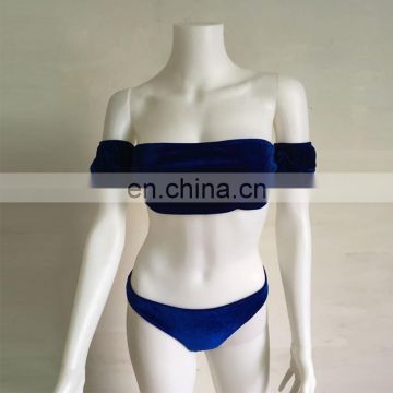 Sexy girls fashion extreme valvet bikini swimwear for sale