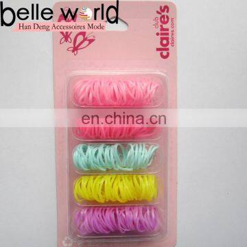 Factory price kids elastic rubber hair band tie