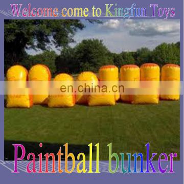 Hot sales inflatable paintball bunkers for shooting