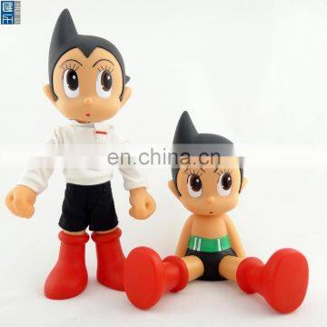 custom made 6inch movable cartoon vinyl toy for kids