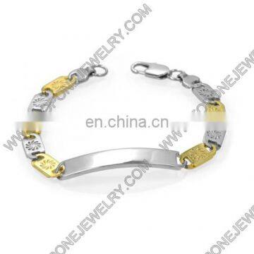 wholesale latest unique design bracelet stainless steel jewelry ID bracelet