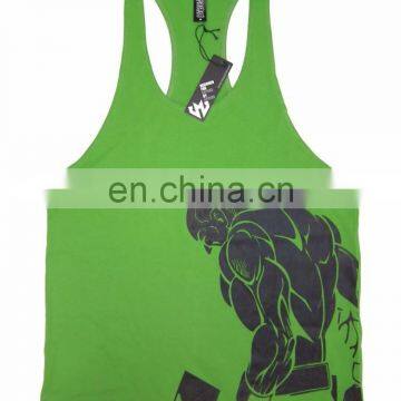 latest cut gym singlets / new style gym singlets