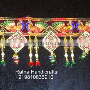 Decorative Bandhanwar Diwali Toran Zardosi Work Home Decor