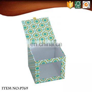 New design baby cardboard gift box with PVC window