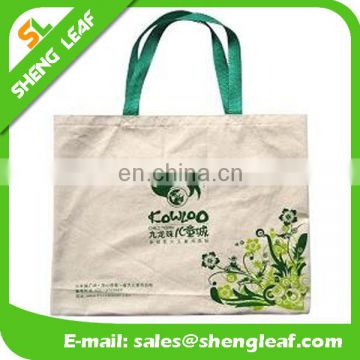 2016 custom design of tote bag cotton canvas, cotton canvas tote bag