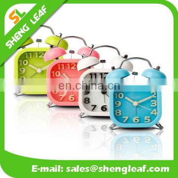 Fashion creative cute lazy alarm clock Mute night-light children small alarm clock