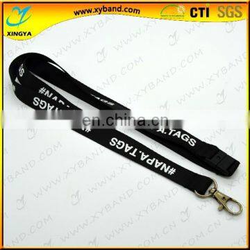 Wholesale fashion custom flat polyester lanyard