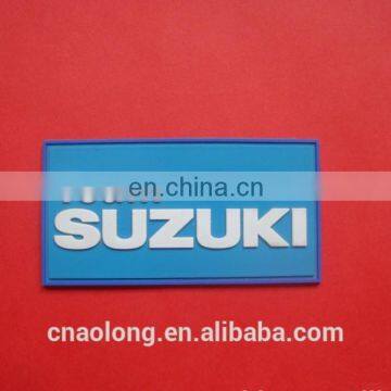 handmade embossed customized logo soft pvc plastic label and tags,rubber patches for clothing