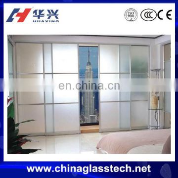 Office Meeting Room/Living Room 12mm Tempered Glass Bathroom Partition