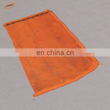 fruit netting bag, mesh produce bags, Wholesale mesh firewood bags