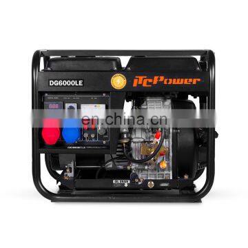 Best Price 4.5kW Household Air Cooled Open Type Diesel Generator With High Quality Engine