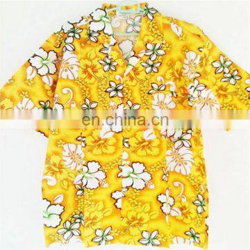 100% cotton soft collar hawaiian shirts