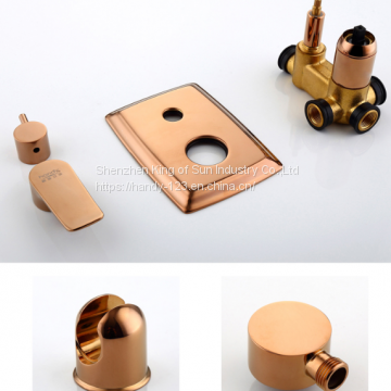 Shower Mixer Brass Wall Mounted Faucet photo-3