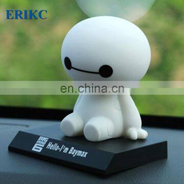 Fashion Plastic Car Interior Robot Bobble Head Shaking Head Auto Toys Big Hero Baymax Car Decoration Doll Ornament Car-Styling