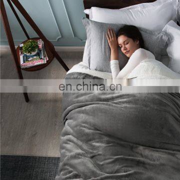 Polar Thermal Insulation Sofa Fleece Sherpa Blanket With Brand