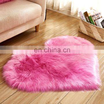 Wholesale soft colors fur rugs faux carpet