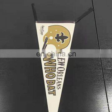Factory Wholesale Price Custom Felt Triangl Pennant Flag photo-6