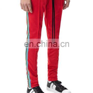 DiZNEW Red Wholesale Streetwear Blank Cargo Custom Black Track Pants photo-2