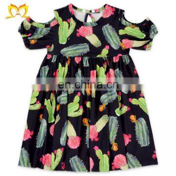 Baby Cactus Cold Shoulder Dress Cute Desi Girls Pictures Baby And Mom Matching Dress