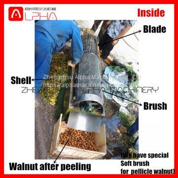 Green Walnut Washing Peeling Machine Walnut Peeler Machine photo-2