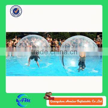 PVC best quality for adult rolling ball water fountain, inflatable water rolling ball, sticky water ball