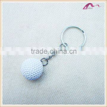 Wholesale Cheap Simple Golf Ball Keychain Ring Holder