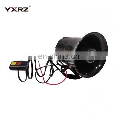 Super Loud ABS Material 30w 12v 110dB Warning Alarm Siren Security 3 Sound Electronic Horn Speaker With Controller Button photo-2