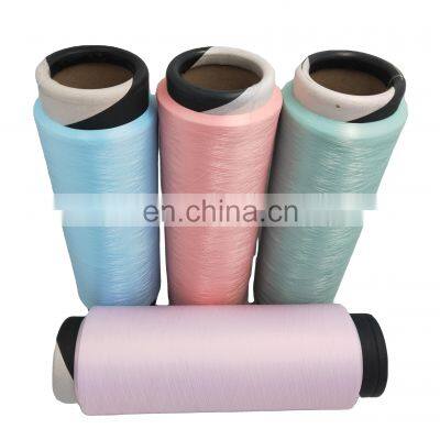 Material Polyester 100% And Filament DTY  Yarn Type polyester poliester yarn dty 75d*36f/2 twist flesh