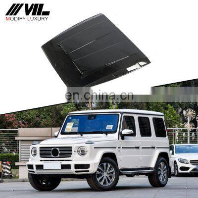 G550 Carbon Fiber Hood Fender Vent for Mercedes-Benz G-Class G550 AMG 2019