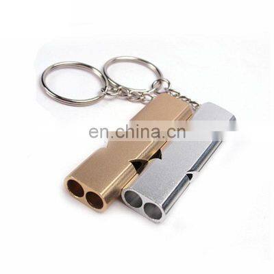 Professional Sports Referee Football Survival Whistle Keychain With Lanyard Personal Training Whistle For All Sorts