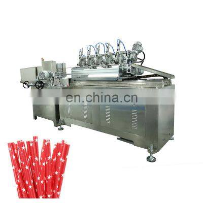 Drinking Paper Straw Making Counting Machine Rice Straw Paper Machine