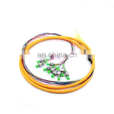 0.9mm pvc pigtails 12 core fiber pigtail pigtail om3 FC