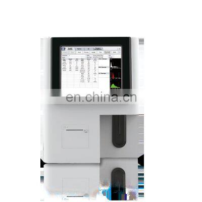 Auto medical  blood cell counter laboratory blood test machine Mini 5-Part Auto Hematology Analyzer with touch screen