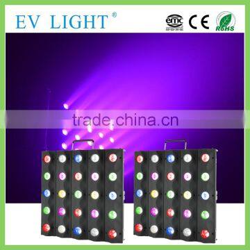 Guangzhou Stage Lighting 25pcs*10w RGBW 4 in 1 Beam Effect Led Matrix Light 5x5 photo-5