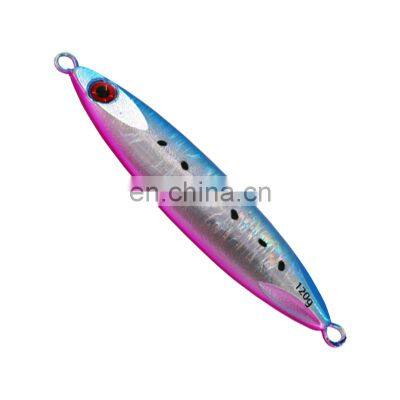 New style 120g 11cm Saltwater Lead Bionic Metal slow Jigging Lure Fishing jigs lures