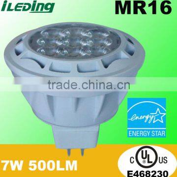 7W 500LM 12V Dimmable UL Energy Star MR16 LED