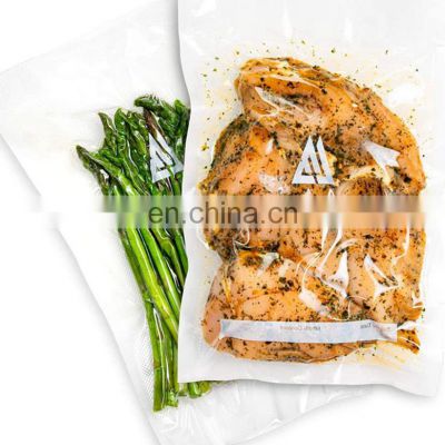 custom printed vacuum sealer food bag plastic packaging