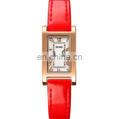 Luxury Watch Brands Skmei 1783 Custom Leather Wrist Watch Girls Quartz Watch photo-2