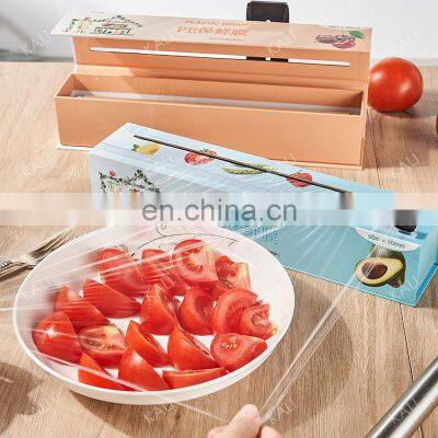 Custom Cling Film Dispensers With Cutter Preservative Film Storage Holder