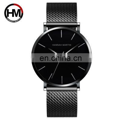 Hannah Martin 151 Classic Design Japan Quartz Waterproof Stainless Steel Fashion Business Thin Watch